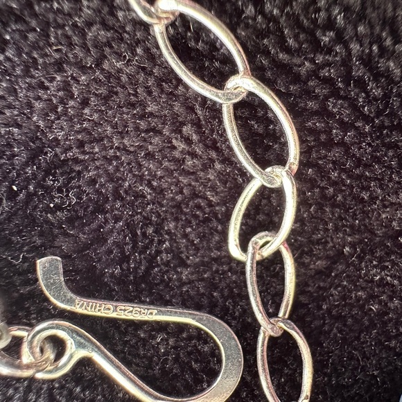 Denim blue beaded necklace with matching stretch bracelet by Jay King - Picture 7 of 13